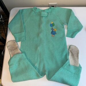 Well worn 3t paddington bear footed pajamas